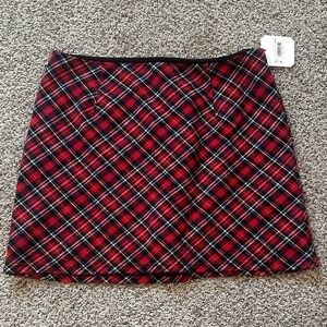 Altar'd State Plaid Mini Skirt